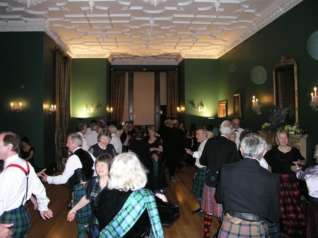 A ceilidh held at Castle Menzies.